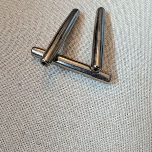 Silver-Tone Tube Beads- Classic #19